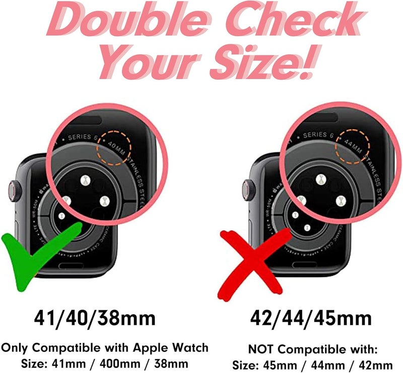 Sonix غطاء ساعة آبل x سانريو | غلاف واقي لساعة آبل | غلاف سيليكون واقي | يناسب 38mm/40mm/41mm | هالو كيتي - وردي - Image 5